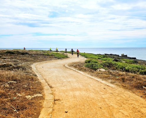 Sentiero ciclabile a Capilungo