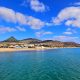 Panorama dal mare dell'Isola di Porto Santo